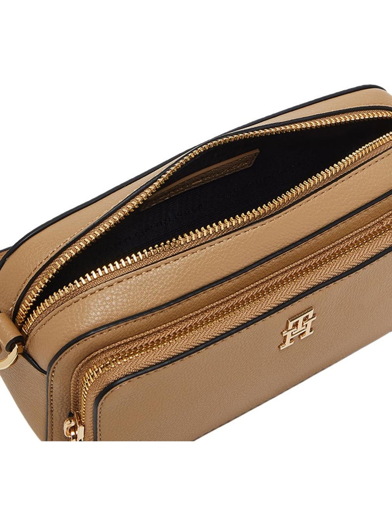 Bolso bandolera tommy hilfiger para mujer Marrón capuchino - Kiabi
