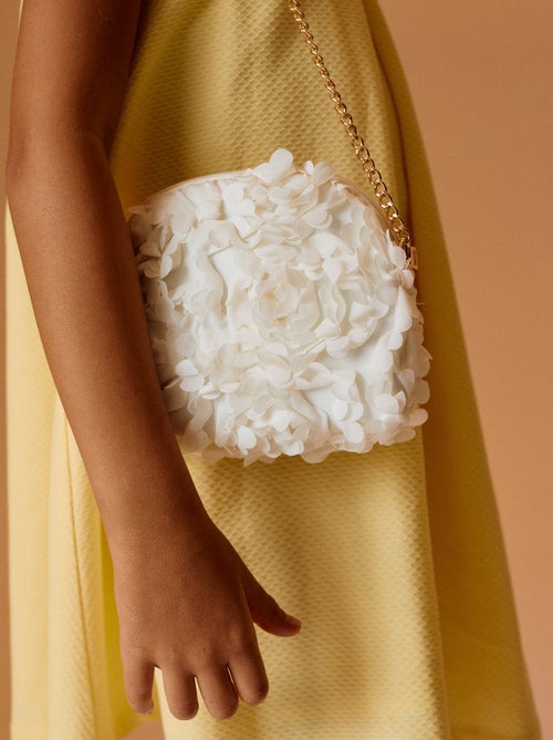 Bolso bandolero con efecto de flores - Kiabi