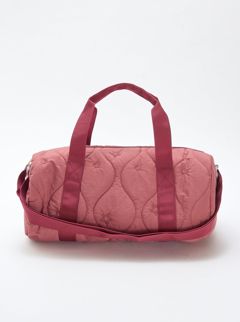 Bolso bowling acolchado Rojo - Kiabi