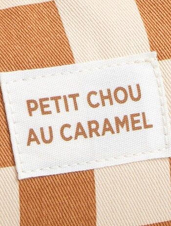 Bolso bowling en algodón con estampado de - SAUTHON