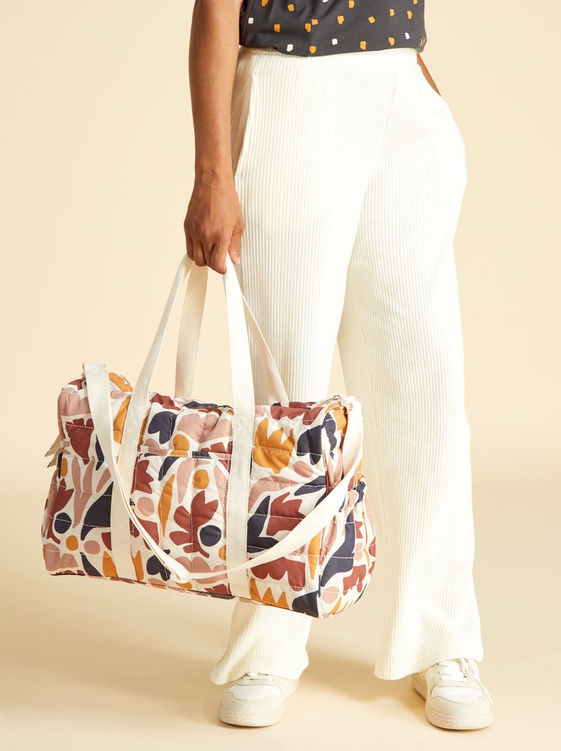 Bolso cambiador acolchado BEIGE - Kiabi