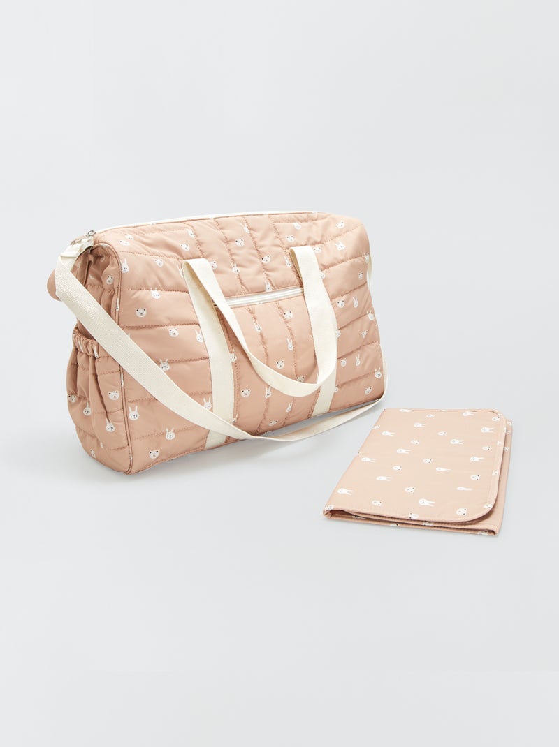 Bolso cambiador acolchado MARRON - Kiabi