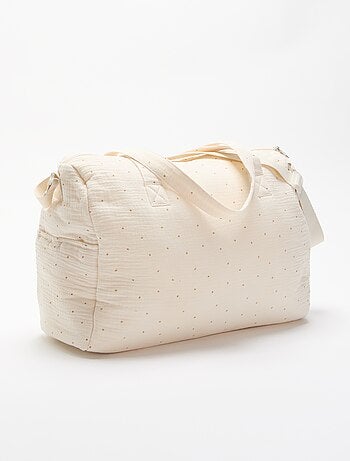 Bolso cambiador con bolsillos exteriores e interiores