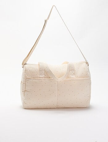 Bolso cambiador con bolsillos exteriores e interiores