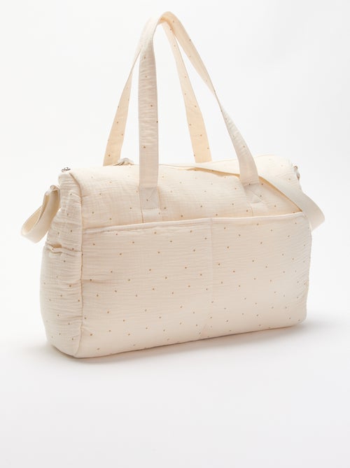 Bolso cambiador con bolsillos exteriores e interiores - Kiabi Bolso cambiador con bolsillos exteriores e interiores - Kiabi