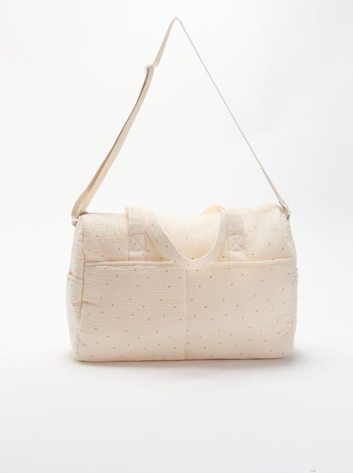 Bolso cambiador con bolsillos exteriores e interiores - Kiabi Bolso cambiador con bolsillos exteriores e interiores - Kiabi