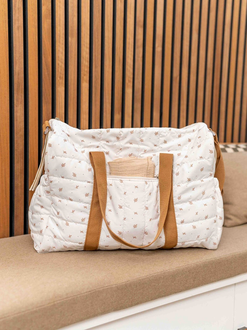Bolso cambiador con fijación para cochecito BLANCO - Kiabi