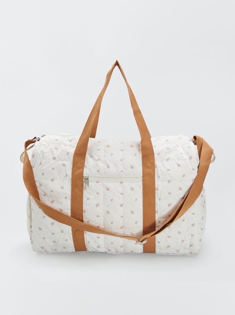 Bolso cambiador con fijación para cochecito BLANCO - Kiabi