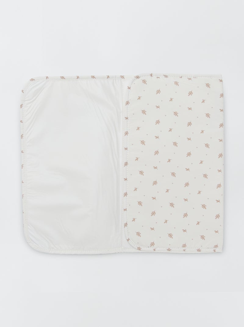 Bolso cambiador con fijación para cochecito BLANCO - Kiabi