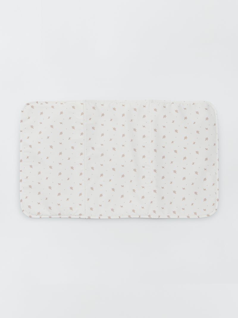 Bolso cambiador con fijación para cochecito BLANCO - Kiabi