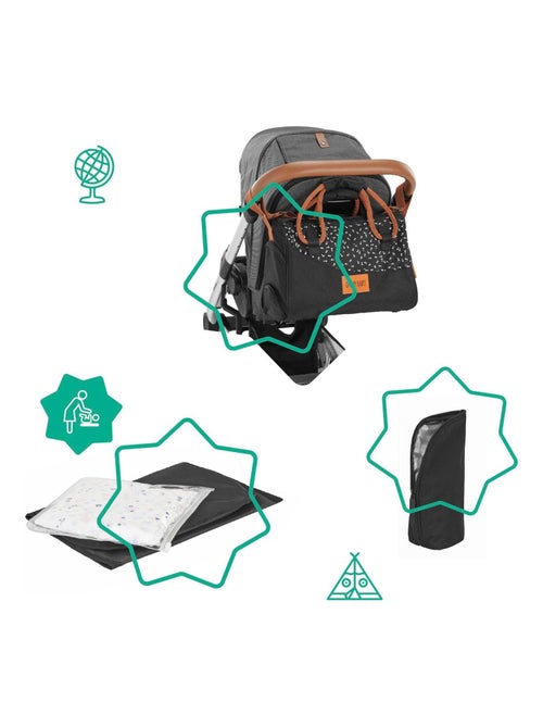 Bolso cambiador con múltiples bolsillos Pocketstyle, capacidad de 10 l, «Badabulle» - Kiabi