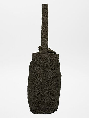 Bolso cambiador de borreguito + colchón cambiador portátil