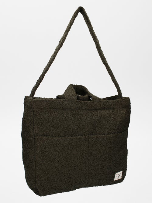 Bolso cambiador de borreguito + colchón cambiador portátil - Kiabi