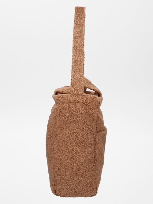 Bolso cambiador de borreguito + colchón cambiador portátil - Kiabi