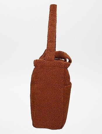 Bolso cambiador de borreguito + colchón cambiador portátil