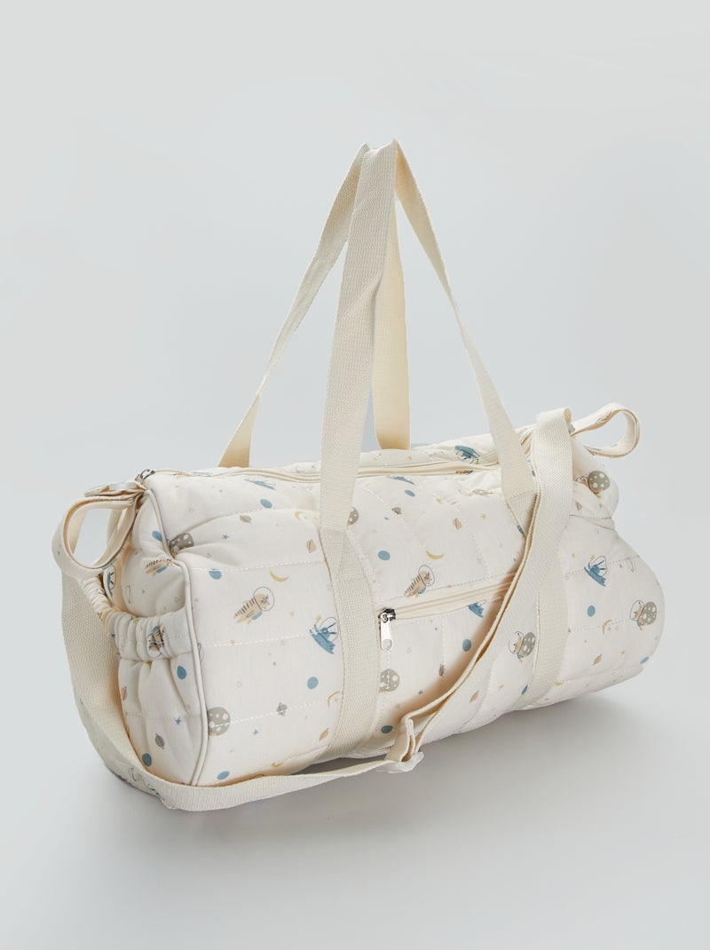 Bolso cambiador + enganche carrito BEIGE - Kiabi