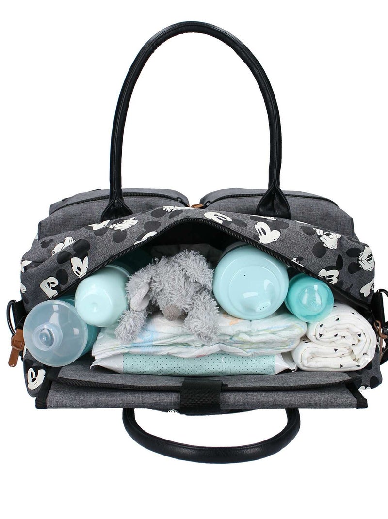 Bolso cambiador 'Mickey Mouse' GRIS - Kiabi