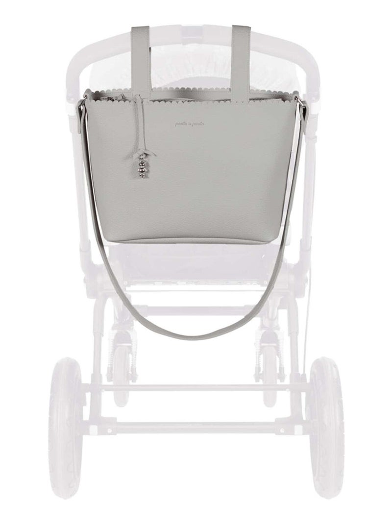 Bolso cambiador organizador para cochecito crossbody icon | Pasito a pasito Gris - Kiabi