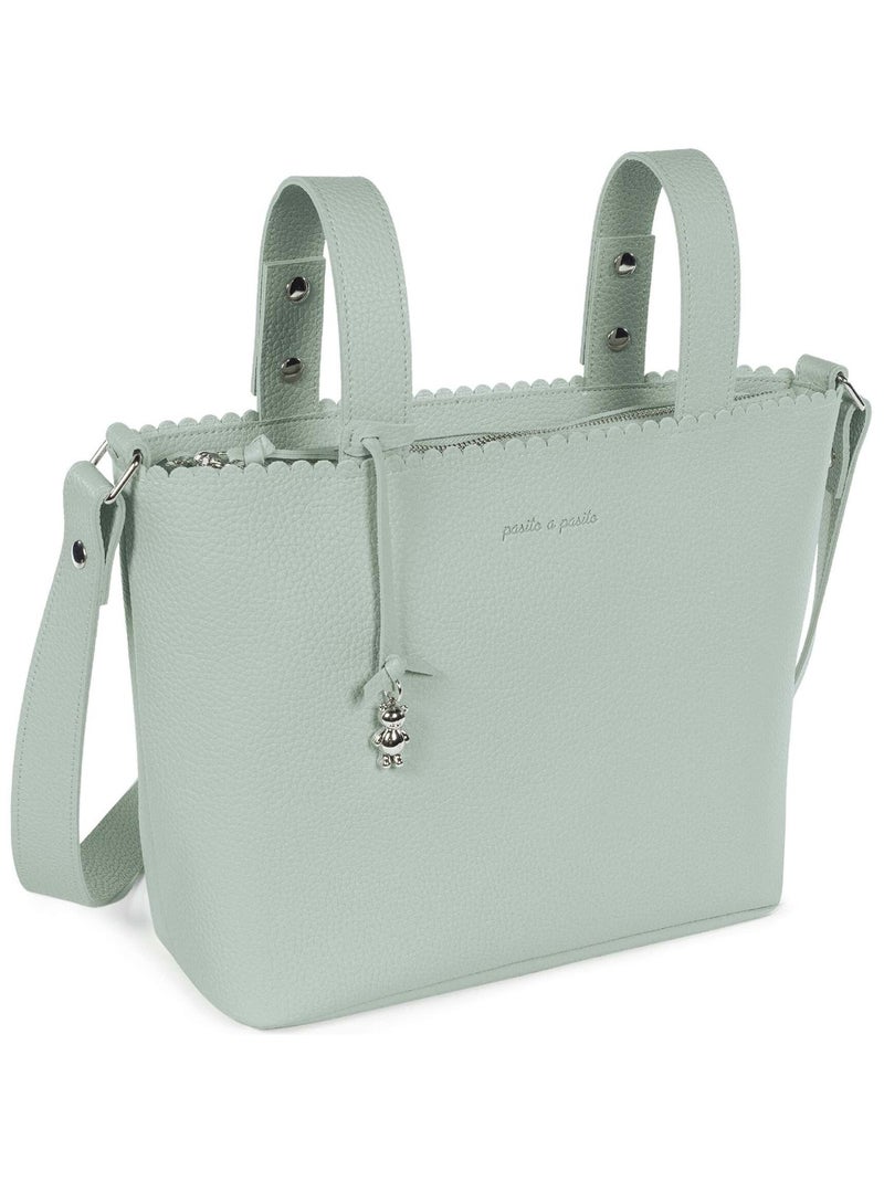 Bolso cambiador organizador para cochecito crossbody icon | Pasito a pasito Verde - Kiabi
