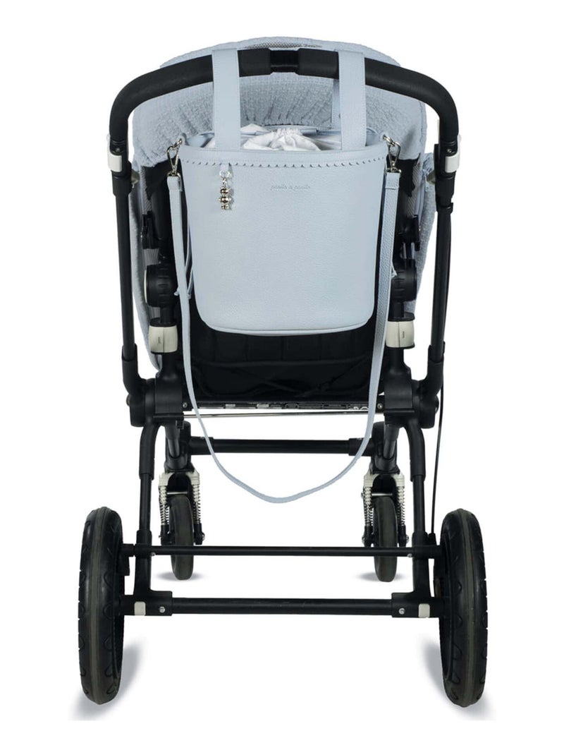 Bolso cambiador para carrito estilo bucket icon | Pasito a pasito Azul - Kiabi