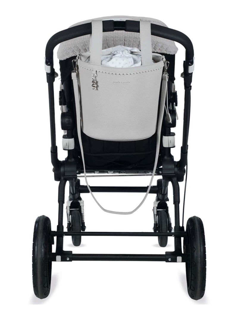 Bolso cambiador para carrito estilo bucket icon | Pasito a pasito Gris - Kiabi