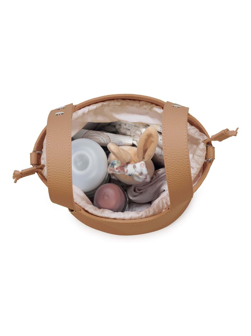 Bolso cambiador para carrito estilo bucket icon | Pasito a pasito Marrón claro - Kiabi