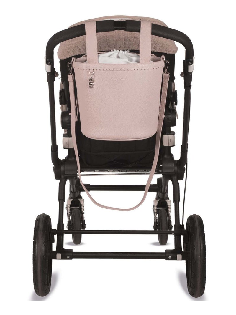 Bolso cambiador para carrito estilo bucket icon | Pasito a pasito Rosa - Kiabi