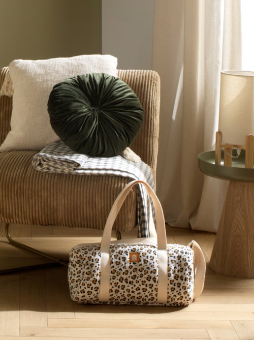 Bolso cambiador tipo bowling de gasa de algodón con estampado de - SAUTHON - Kiabi