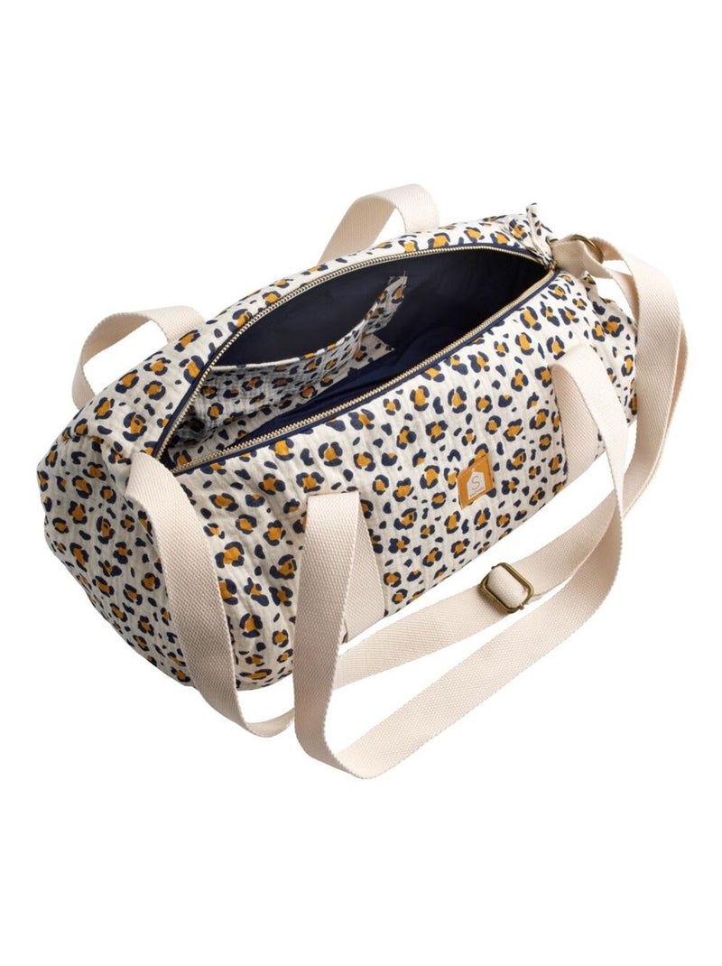 Bolso cambiador tipo bowling de gasa de algodón con estampado de - SAUTHON Negro Crudo - Kiabi
