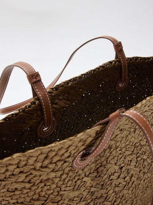 Bolso capazo con asas - Kiabi