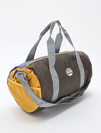 Bolso cilíndrico tricolor