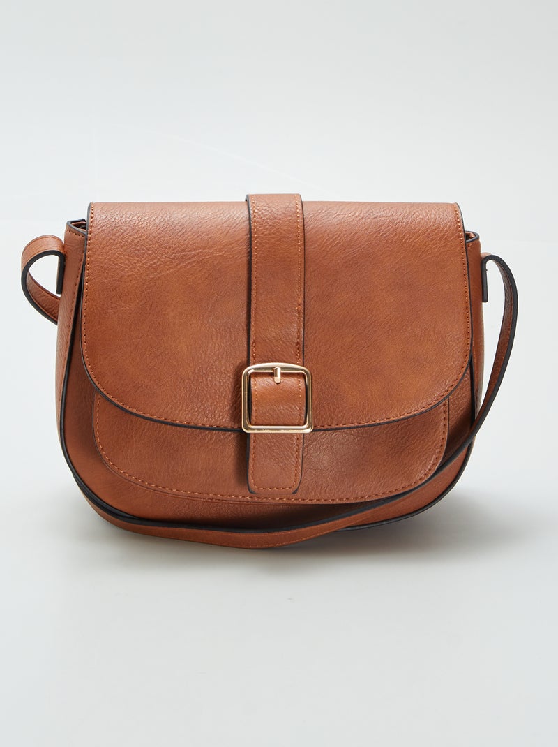 Bolso con bandolera MARRON - Kiabi