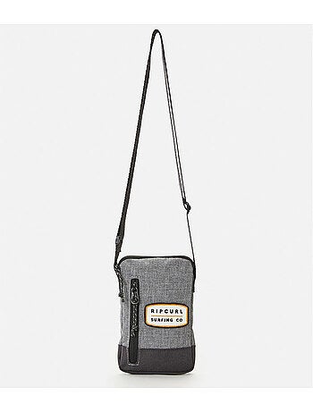 Bolso con bandolera rip curl "surfing go" gris 17 cm