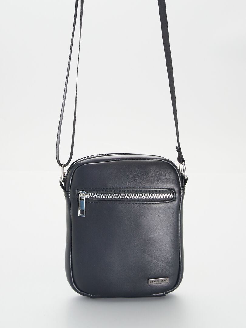 Bolso con bolsillo de cremallera NEGRO - Kiabi