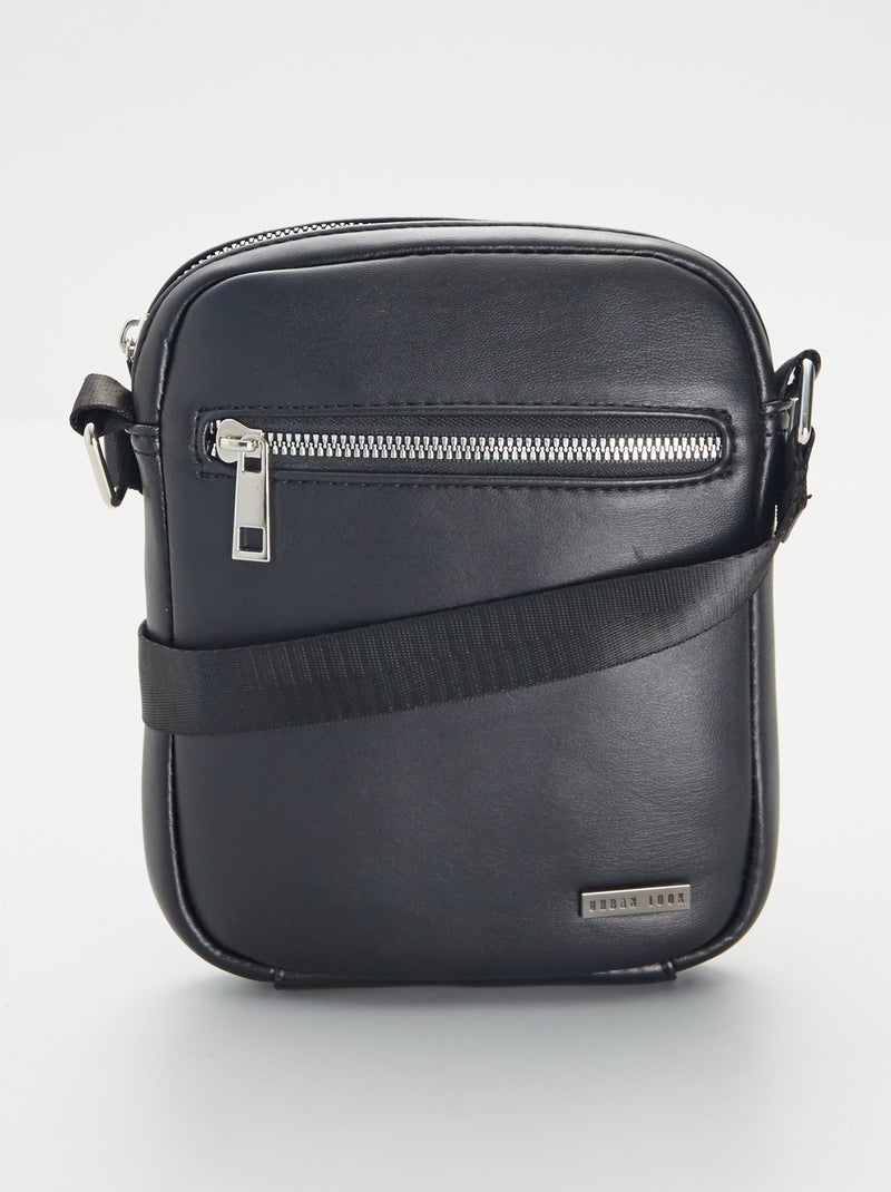 Bolso con bolsillo de cremallera NEGRO - Kiabi