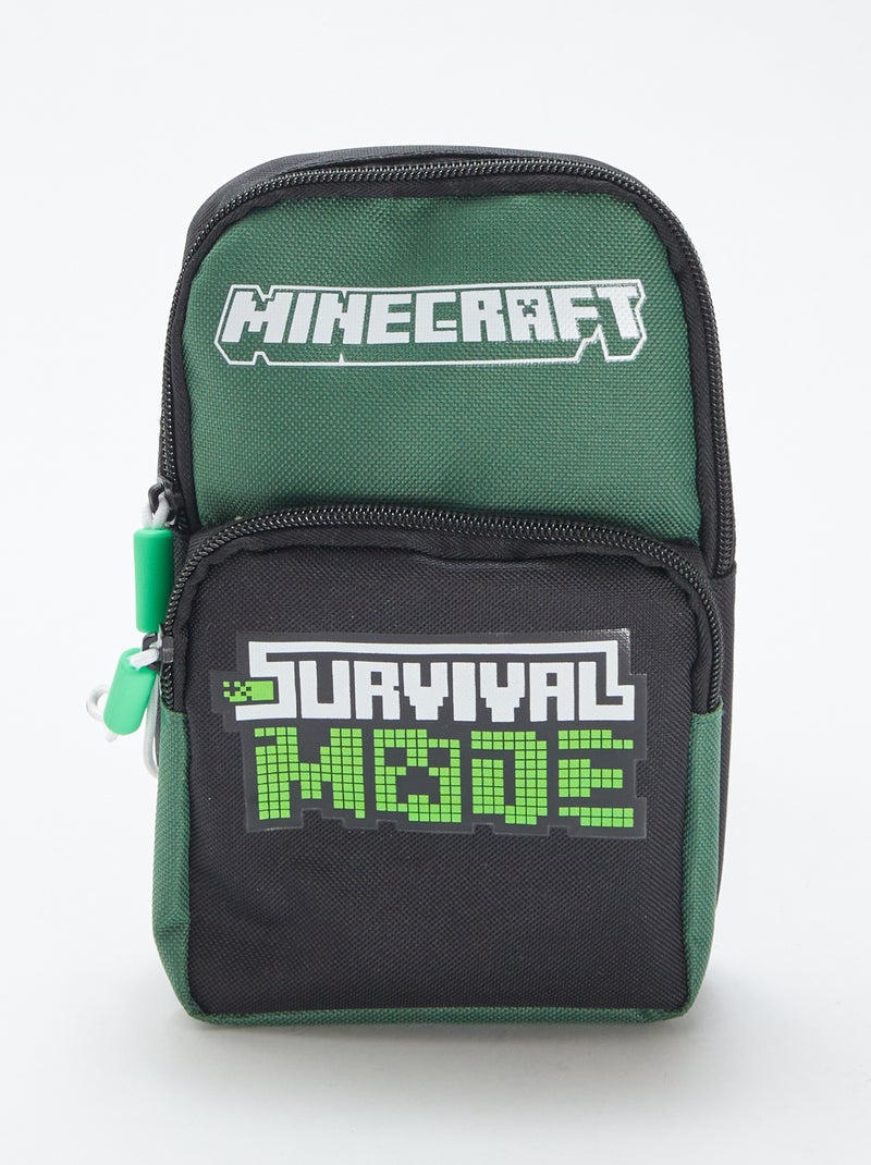 Bolso con bolsillos 'Minecraft' NEGRO - Kiabi