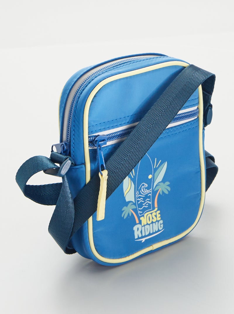 Bolso con estampado AZUL - Kiabi