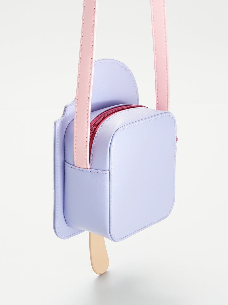 Bolso Bandolera Pequeño VALICLUD Con Diseño De Helado - Color Rojo, 20x13x11 Cm - Material De Poliuretano, Ideal Para Citas O Salidas