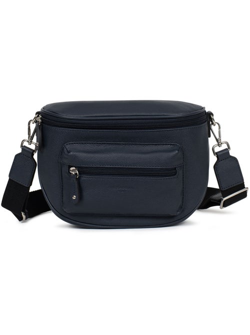 Bolso cruzado - Cuero CONFORT - Kiabi