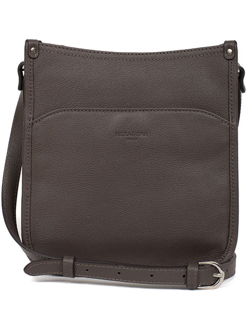 Bolso cruzado - Cuero CONFORT - Kiabi