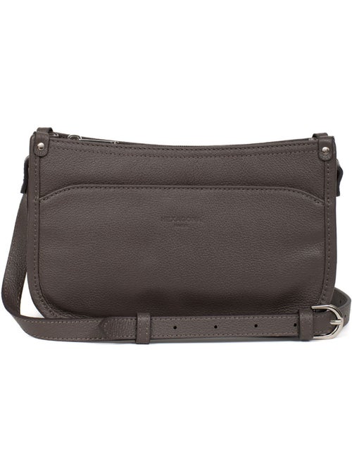 Bolso cruzado - Cuero CONFORT - Kiabi