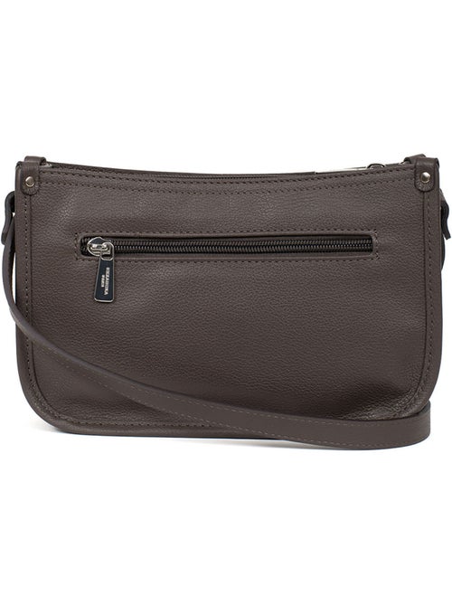 Bolso cruzado - Cuero CONFORT - Kiabi