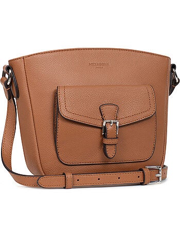 Bolso cruzado - cuero mirabelle hexagona