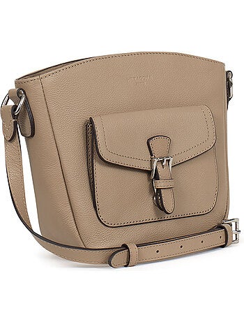 Bolso cruzado - cuero mirabelle hexagona