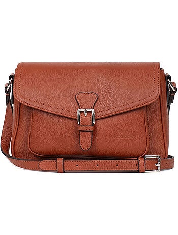 Bolso cruzado - cuero mirabelle hexagona