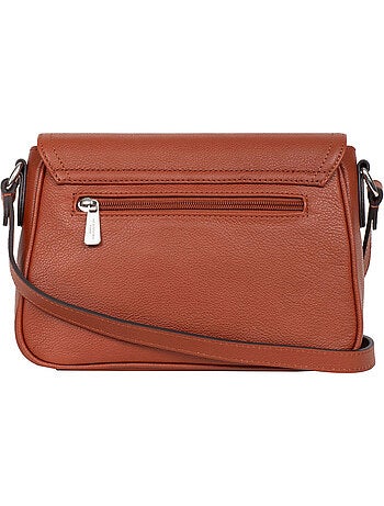 Bolso cruzado - cuero mirabelle hexagona