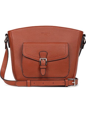 Bolso cruzado - cuero mirabelle hexagona