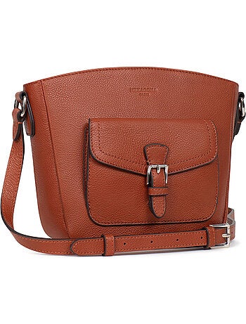 Bolso cruzado - cuero mirabelle hexagona