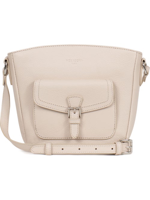 Bolso cruzado - Cuero MIRABELLE - Kiabi