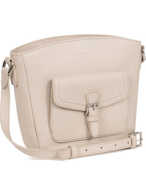 Bolso cruzado - Cuero MIRABELLE - Kiabi